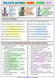We did not find results for: Relative Clauses ESL Printable Worksheets and Exercises