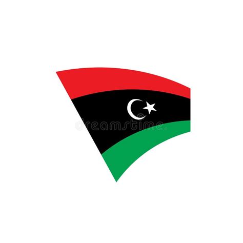 Libya Flag Vector Illustration Stock Illustration Illustration Of