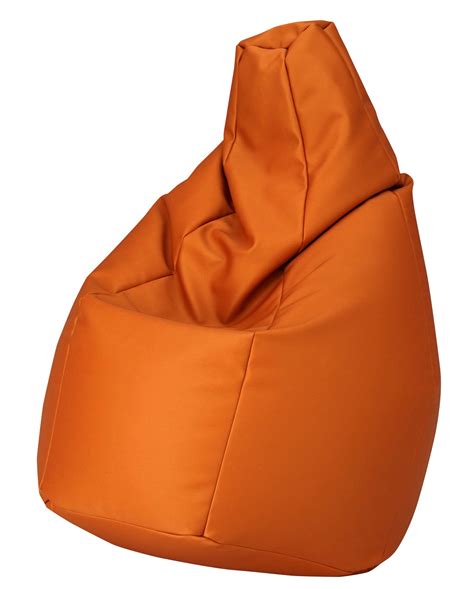 Pouf Sacco Outdoor Zanotta Orange Made In Design