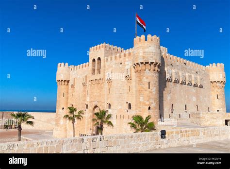 The Citadel Of Qaitbay Or The Fort Of Qaitbay Is A 15th Century