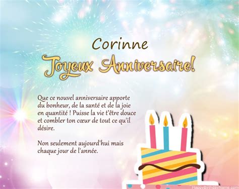 Joyeux Anniversaire Corinne Des Images 25