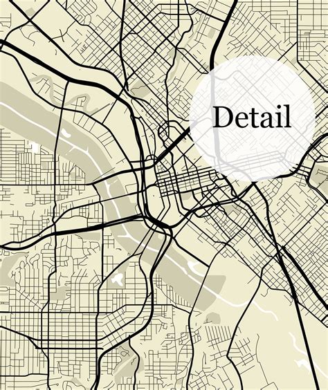 Dallas Map Print Dallas Plan City Map Dallas Dallas Street Etsy