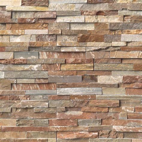 Stack french 1 x 2 natural stone mosaic. Tez Marble - Golden White Natural Stacked Stone Veneers ...