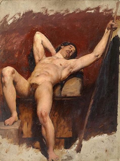 Reclining Male Nude William Etty Digital Art By Eloisa Mannion Fine Art America