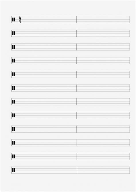 Staff paper, tablature, and chord diagrams staffpaper.net has dozens of free printable blank sheet music, tablature, and chord diagram templates in pdf format. Blank Sheet Music Png & Free Blank Sheet Music.png Transparent Images #4046 - PNGio