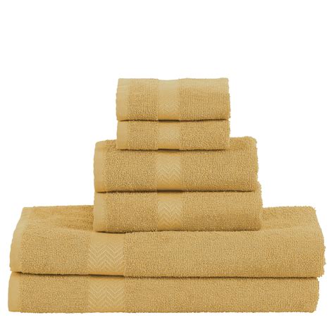 Impressions Bolingbroke Eco Friendly Cotton Bath Towels 6 Piece Towel