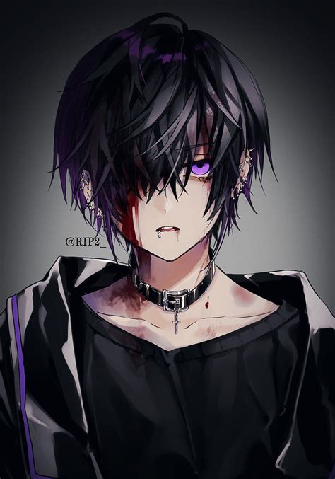 ♱黒野京♱ On Twitter Cute Anime Guys Dark Anime Guys Evil Anime