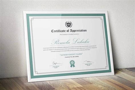 18 Employee Certificate Of Appreciation Designs And Templates Psd Ai