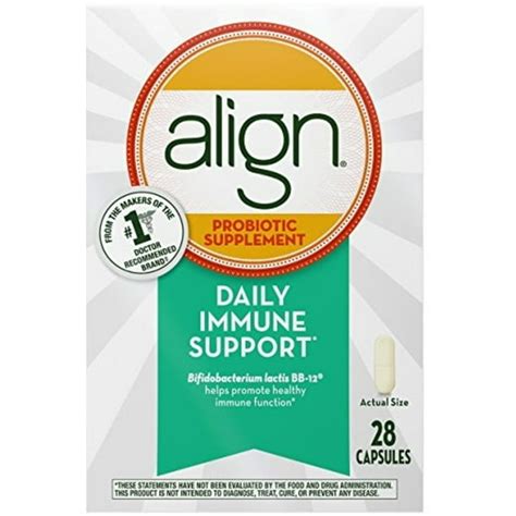4 Pack Align Immune Support Daily Probiotic Supplement For Men