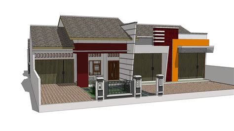 60 desain ruko 2 lantai 23 desain garasi mobil minimalis dengan pintu samping rumah ndik via ndikhome.com. rumah toko | 3D Warehouse