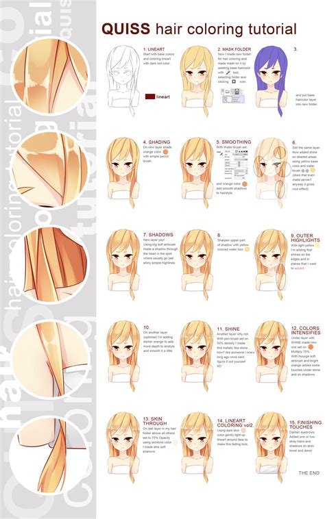 Hair Coloring Tutorial By Quiss On Deviantart