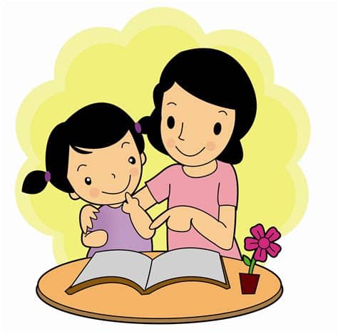 Gambar Kartun Anak Sedang Membaca | Top Gambar
