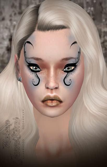 Jennisims Downloads Sims 4makeup Fantasy Eyeshadowfor All Ages And