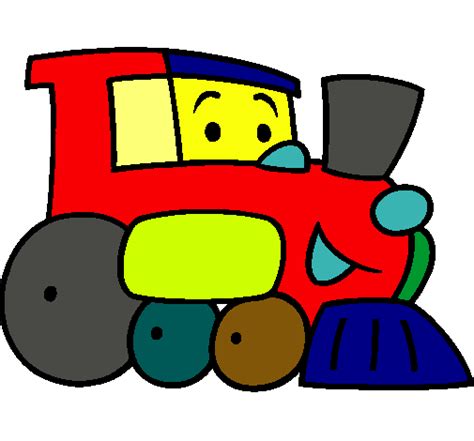 Dibujo De Tren Pintado Por Trenecito En El Día 28 01 11 A