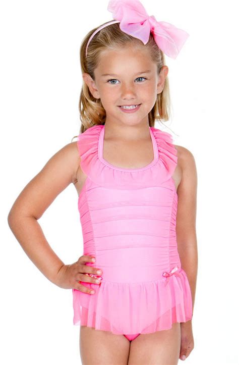 Malibu Hula Star Princess Aurora Pink Swim Dress Sz 2t 4t4 And 5