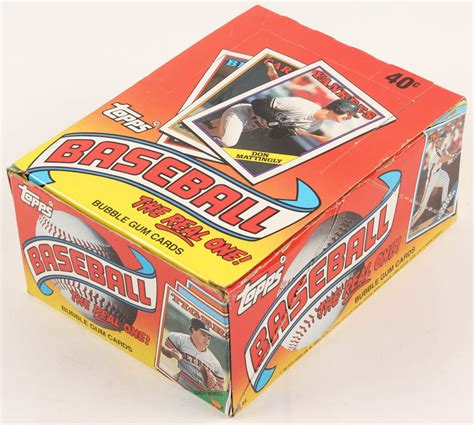 1988 Topps The Real One Bubble Gum Baseball Cards Box With 36 Packs
