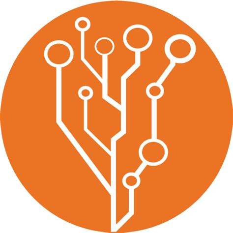 Download Circuit Tree Orange Background