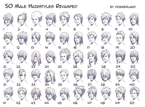 Anime male hair drawing step by step the medium length hair or some variation of it is probably one of the most generic hairstyles in anime and manga. Seven Female Hairstyles by markcrilley on DeviantArt | Art ...