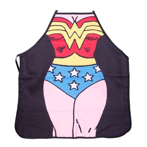 sexy funny kitchen cooking wonder woman apron aprons bar party dress in aprons from home
