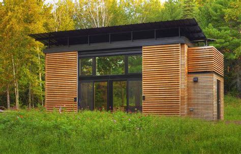 Casa suspensa container house, campos novos paulista, brazil by casa container marilia. Elegant Small Prefab Green Home With Functional Design | iDesignArch | Interior Design ...