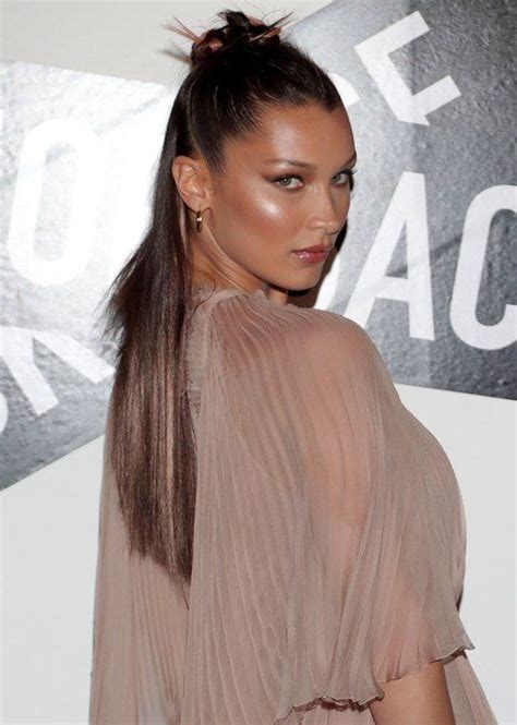 Half Up Half Down Bella Hadid 1 Trend Alert Celebs Cant Stop Wearing