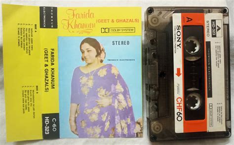 Farida Khanum Geet And Ghazals Audio Cassette Tamil Audio Cd Tamil