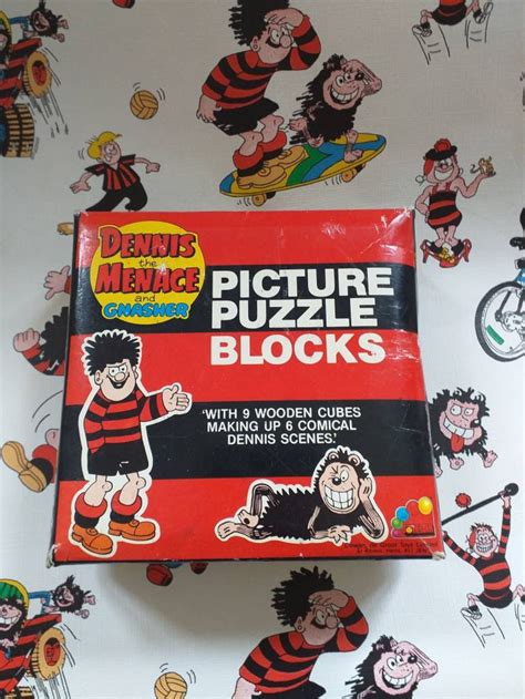 Dennis The Menace Wallpaper Vintage Dennis Wallpaper From Etsy Uk