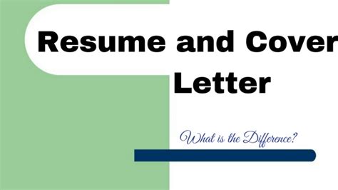 The main purpose of the cover letter is to present the applicant and explain. Resume and Cover Letter - What is the Difference? - WiseStep
