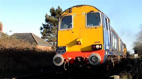 the drs class 20 farewell starbeck and leeds 18 january 2020 youtube
