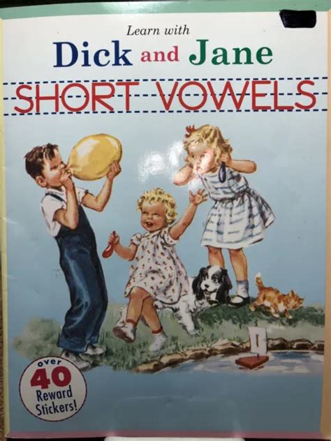 Andlearn With Dick And Jane Short Vowels Activity Book New Wstickers 5