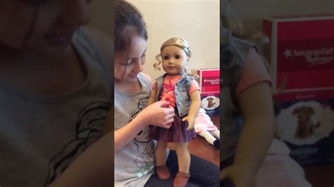 unboxing tenney grant the american girl doll youtube
