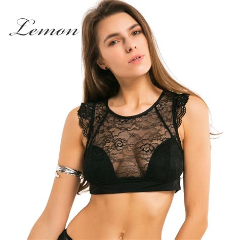 Lemon 2018 New Fashion Women Theable Semi Sheer Underwear Sexy Black