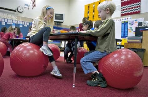 Frisky First Graders Need To Bounce Olathe Public Schools Foundation
