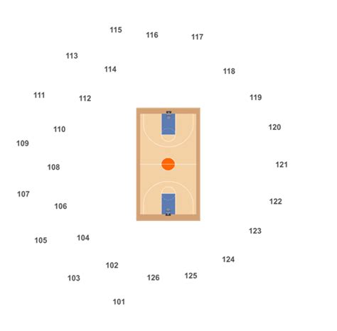 Koch Arena Seating Chart A Visual Reference Of Charts Chart Master