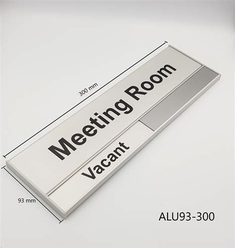 Aluminium Door Sign Vacantoccupied With Room Name Pronto Dynamic