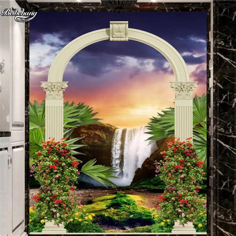 Beibehang Arches Waterfalls Pastoral Landscapes 3d Vision Large Custom