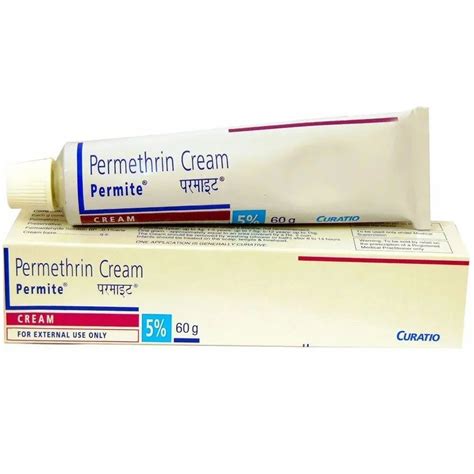 Permite 5 Cream Permethrin Cream Packaging Type Box Packing 30 G