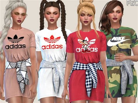 Adidasand Nike Sporty Dress Available In 5 Designs Found In Tsr