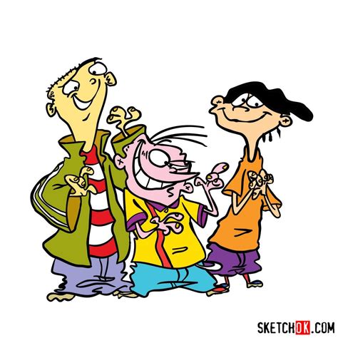 How To Draw Ed Edd And Eddy Characters Drawing Tutorials Drawing How To