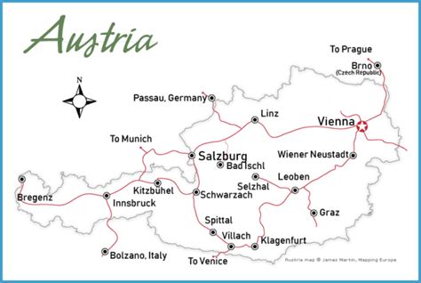 Map Of Hallstatt Austria Travelsfinderscom
