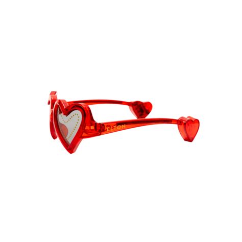 Official Elton John Red Heart Light Up Glasses Elton John Official Store