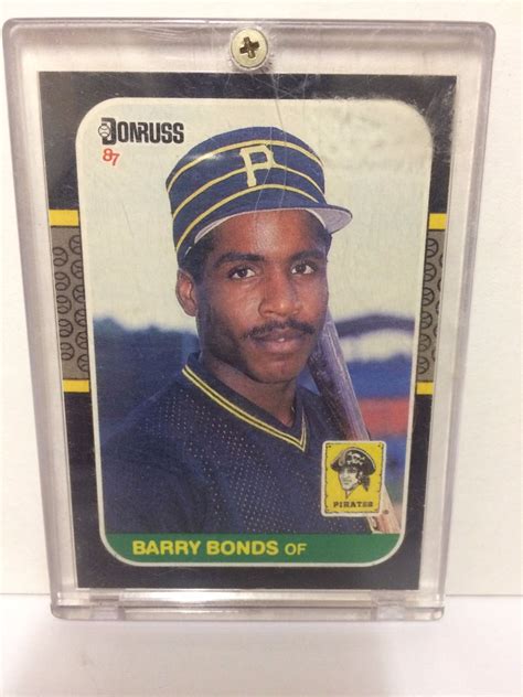 1986 topps traded tiffany #11t. 1987 BARRY BONDS #361 DONRUSS BASEBALL TRADING CARD