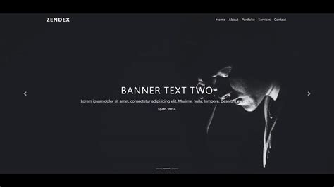 Navigation Bar With Slider Using Html Css And Bootstrap 4 Youtube