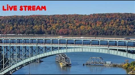 Live Nyc Hudson River Hudson Bridge Harlem River Webcam Amtrak Trains Youtube