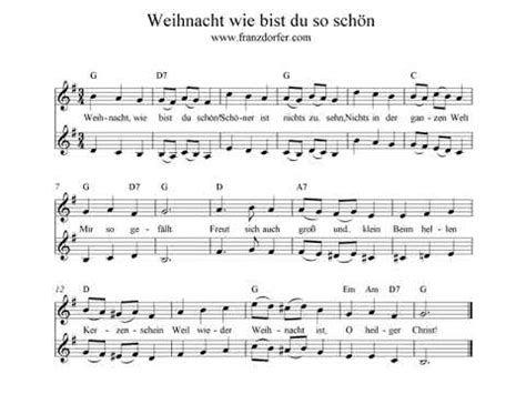 Jeder redet auf dich ein, trotzdem bist du so allein. Play Clarinet Weihnacht wie bist du schön - YouTube