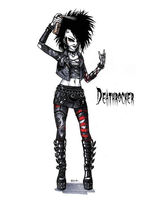 Goth Stereotype 2 Deathrocker By Hellgaprotiv On Deviantart Goth Subculture Types Of Goth