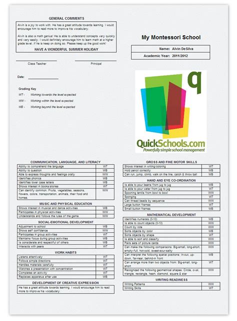 Skills Based Report Cards For Montessori Schools Quickschools Blog