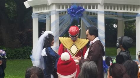 The Tokusatsu Networks Red Ranger Marries Couple The Tokusatsu Network