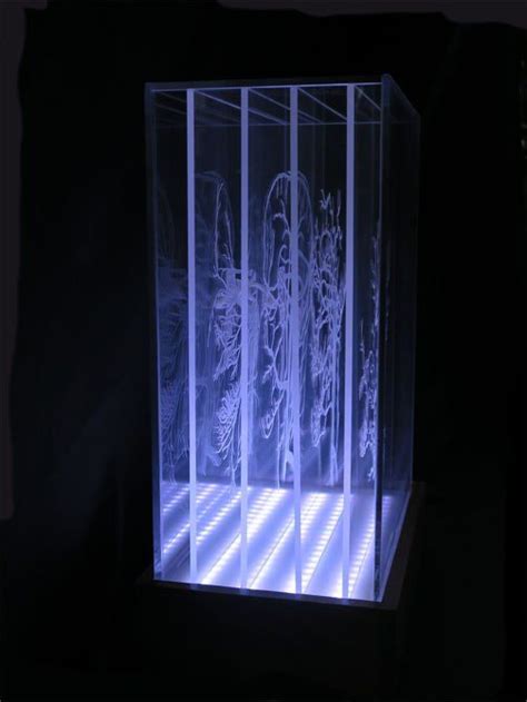 3d Light Light Art Acrylic Sheets Acrylic Box Engraving Art Laser