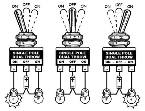 They usually have six terminals are available in both momentary and maintained contact versions. 3 Pole Toggle Switch Diagram
